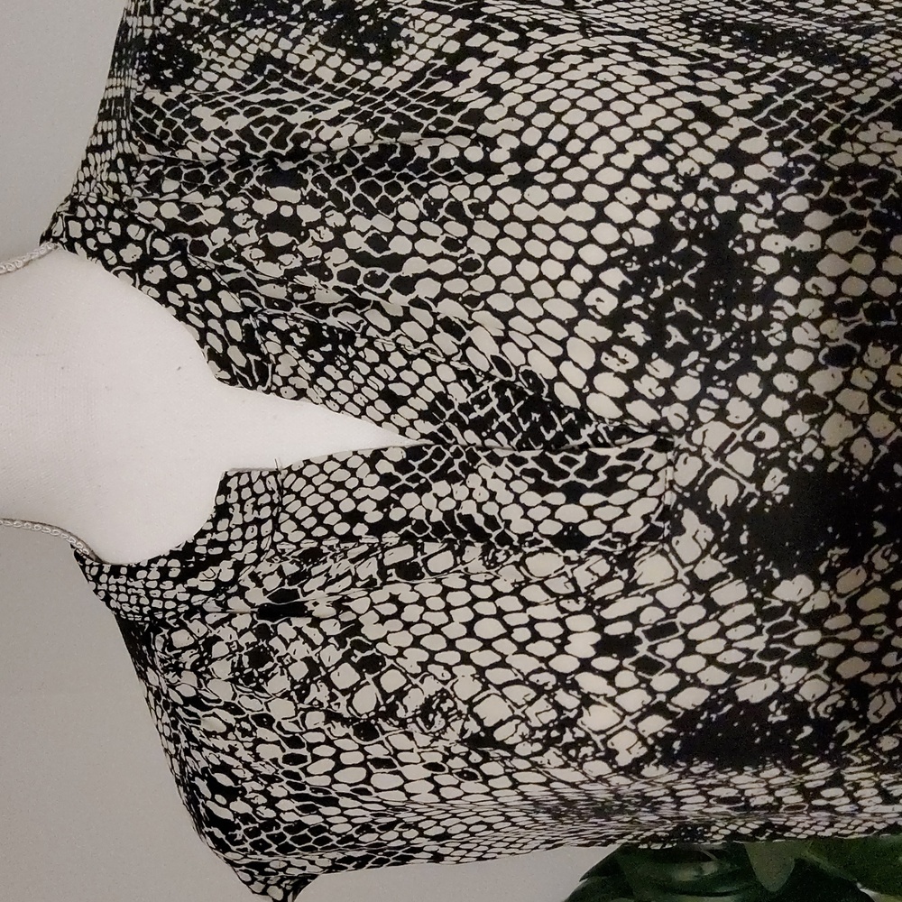 Parker Silk Python Print Blouse - image 4